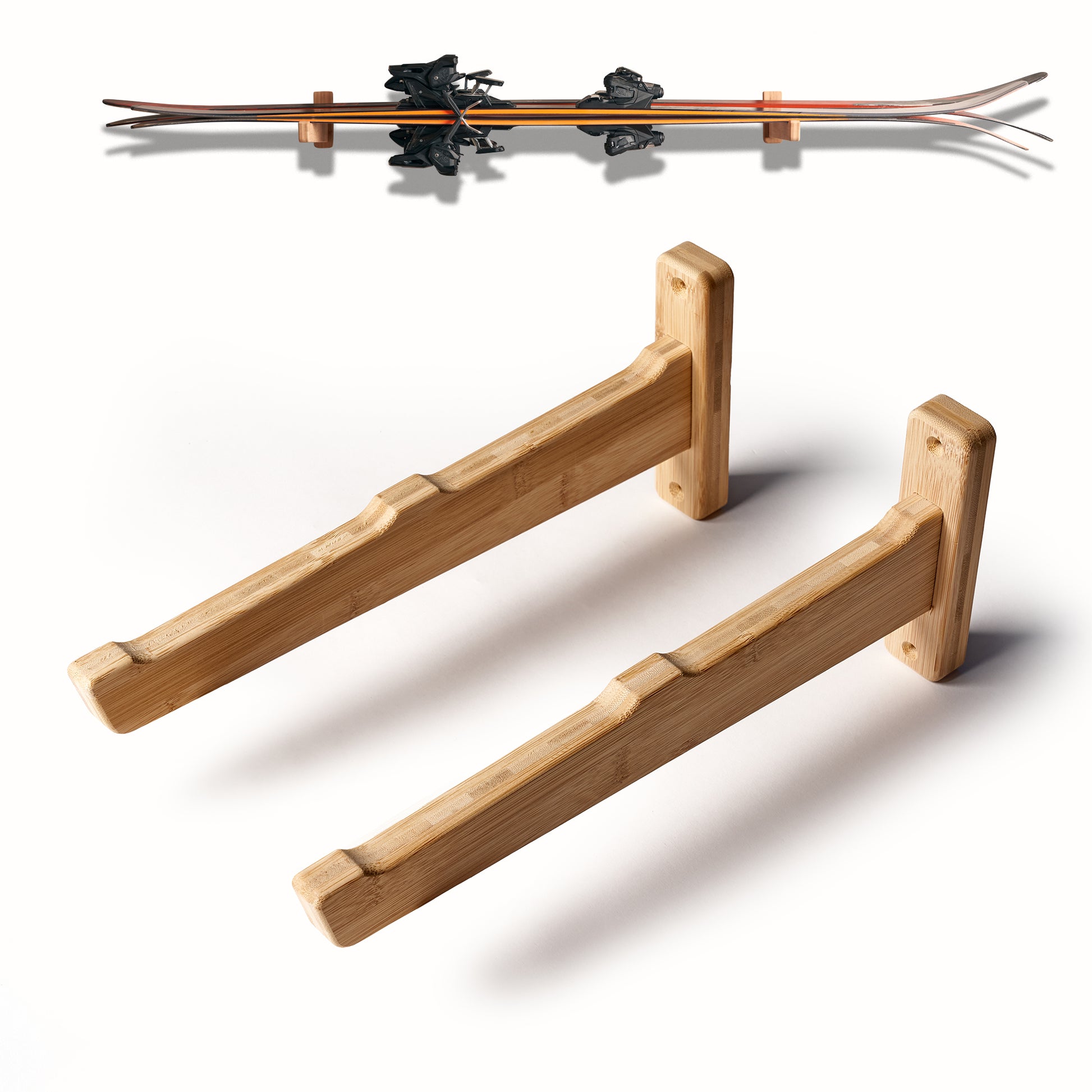Double/Two Ski Wall Rack