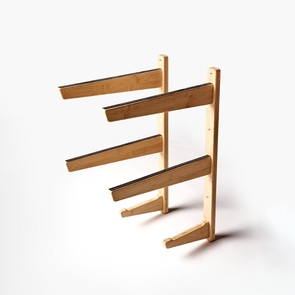 Two Board Wall Rack with Storage Hooks