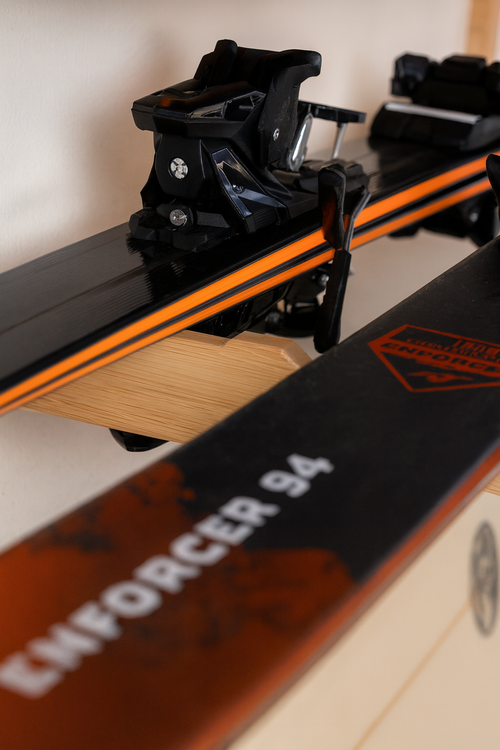 Double/Two Ski Wall Rack