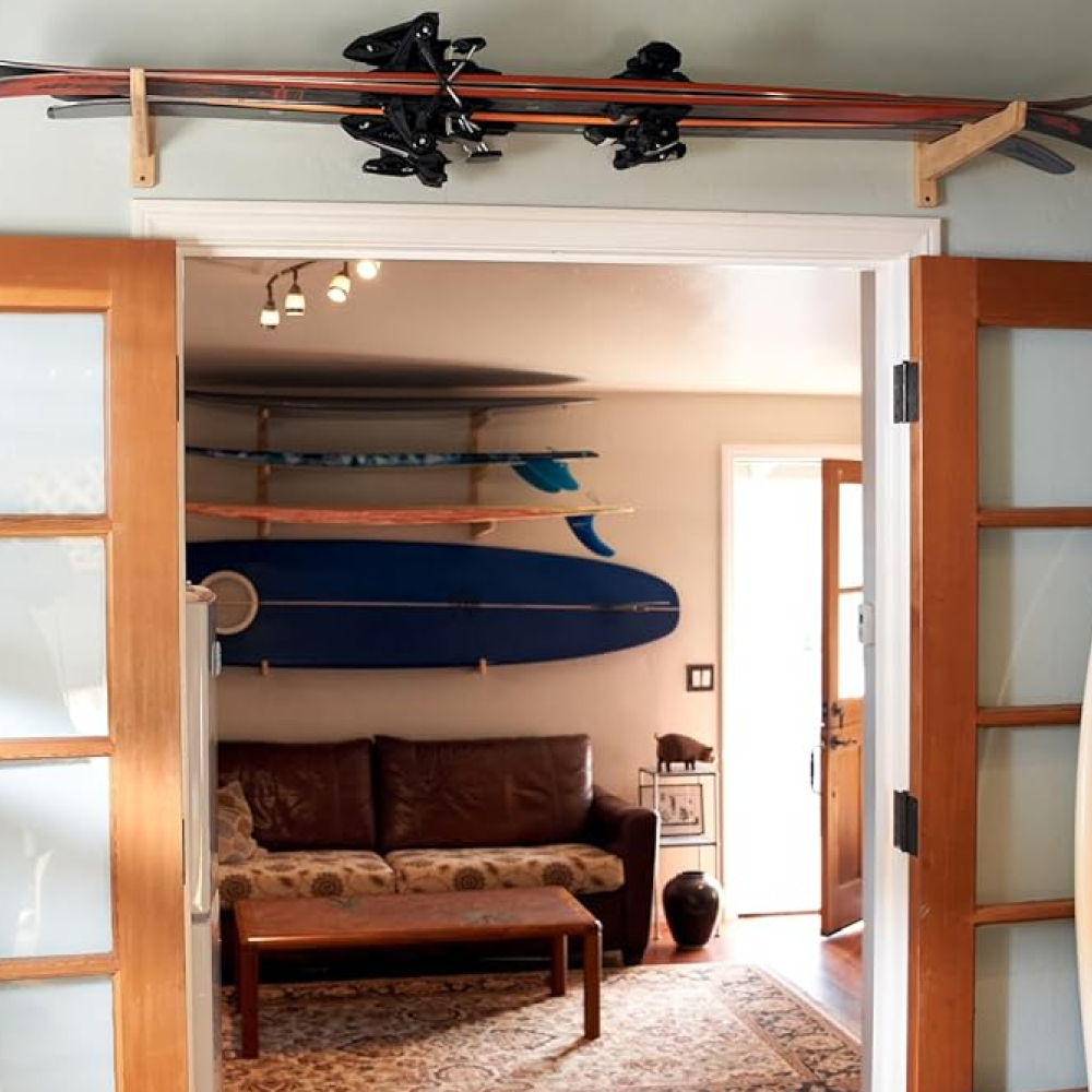 Double/Two Ski Wall Rack