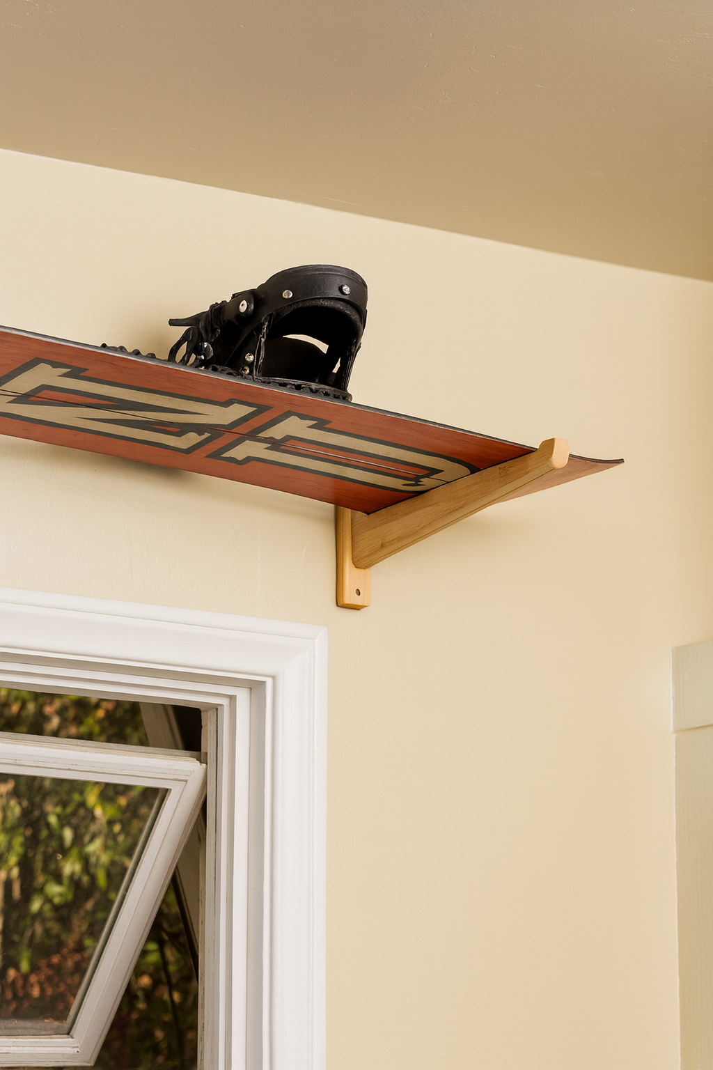 Single Snowboard Wall Rack